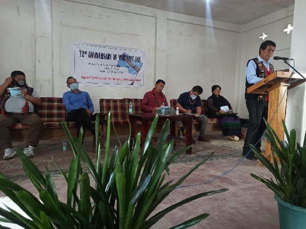 A programme to commemorate the 72nd Martyrs Day was organized by the Mao Council under the aegis of the United Naga Council (UNC) at Mao Gate on August 27. (NNN Photo)
